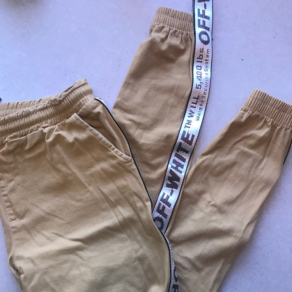 Off-white tan pants first owner